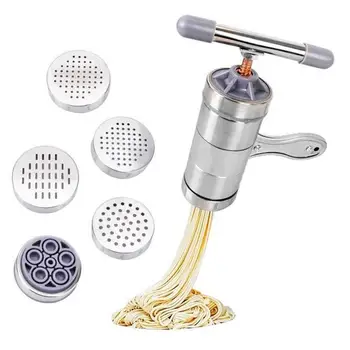 Manual Noodle Maker Press Pasta Machine Crank Fruits Juicer Cookware With 5 Pressing Moulds Making Spaghetti Kitchenware
Manual Noodle Maker Press Pasta Machine Crank Fruits Juicer Cookware With 5 Pressing Moulds Making Spaghetti Kitchenware
