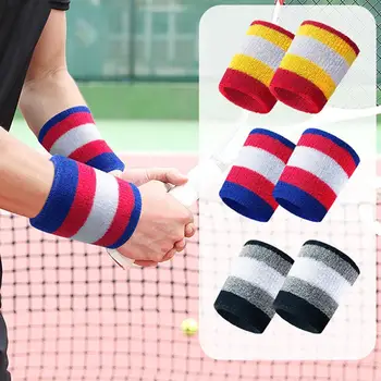 Stripe Sport Badminton Basketball Wristband Absorb Sweat Towel Wrist Protector Wrist Wraps Bandages Wrist Supports 
Stripe Sport Badminton Basketball Wristband Absorb Sweat Towel Wrist Protector Wrist Wraps Bandages Wrist Supports