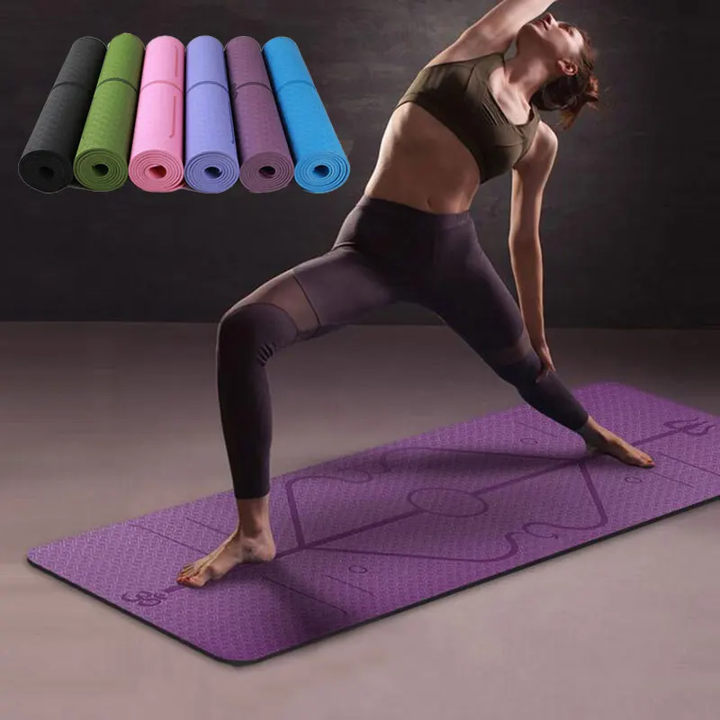 1830*610*6mm TPE yoga mat, anti-slip carpet mat for positioning line, suitable for beginners environmental fitness gymnastic mat
1830*610*6mm TPE yoga mat, anti-slip carpet mat for positioning line, suitable for beginners environmental fitness gymnastic mat