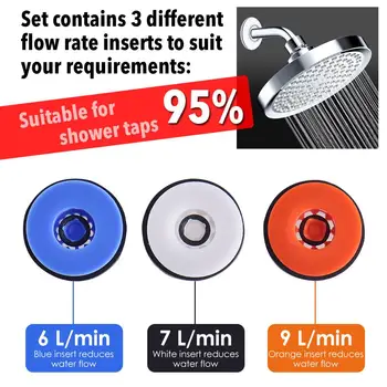 Hot Sale Shower Head Flow Reducer Limiter Water Saver Device Flow Reducer Limiter For Shower Taps Bathroom Accessories 1/2 Inch 
Hot Sale Shower Head Flow Reducer Limiter Water Saver Device Flow Reducer Limiter For Shower Taps Bathroom Accessories 1/2 Inch