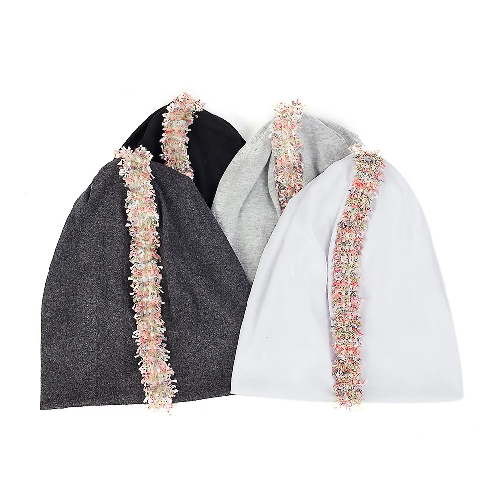 Fashion Men Women Cotton Colorful Tassel Stripe Beanie Rainbow Lace Solid Color Hat Elastic Skullies Cap Unisex Casual Hats
Fashion Men Women Cotton Colorful Tassel Stripe Beanie Rainbow Lace Solid Color Hat Elastic Skullies Cap Unisex Casual Hats