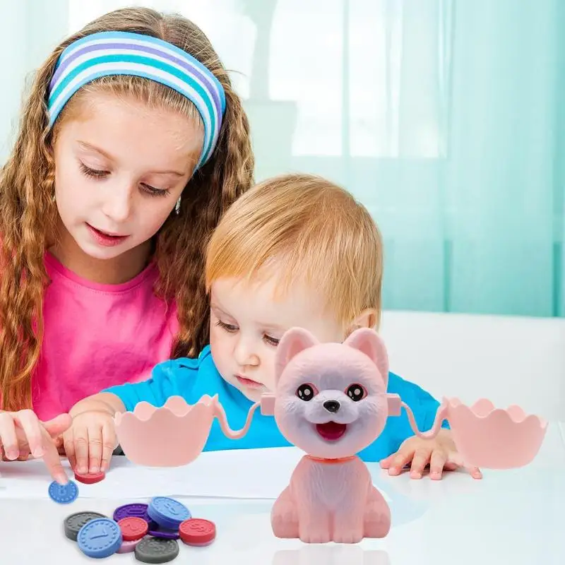 Dog Mathematical Balance Kids Educational Manual Toys Intelligence Develop Toys Exercise Judgment and Discrimination
Dog Mathematical Balance Kids Educational Manual Toys Intelligence Develop Toys Exercise Judgment and Discrimination