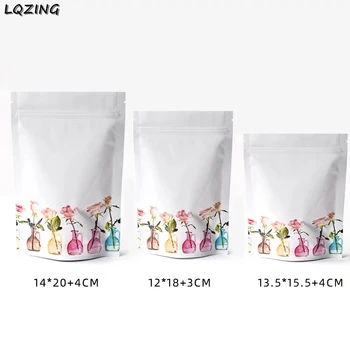 Flower Vase Printed Standing Ziplock Bag 12C Thickness Aluminized Zip Lock Plastic Bags Pack Food Snack Dried Fruit Meat Sugar
Flower Vase Printed Standing Ziplock Bag 12C Thickness Aluminized Zip Lock Plastic Bags Pack Food Snack Dried Fruit Meat Sugar