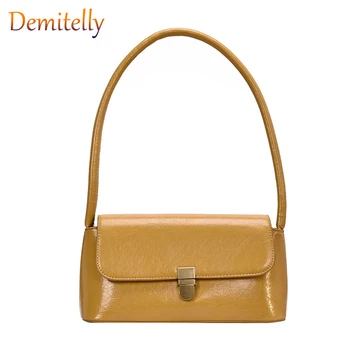 New Ladies Solid Color Handbag Texture Metal Lock Single Shoulder Armpit Bag Luxury Design Female Tote Bag Clutch Bag Wallet
New Ladies Solid Color Handbag Texture Metal Lock Single Shoulder Armpit Bag Luxury Design Female Tote Bag Clutch Bag Wallet