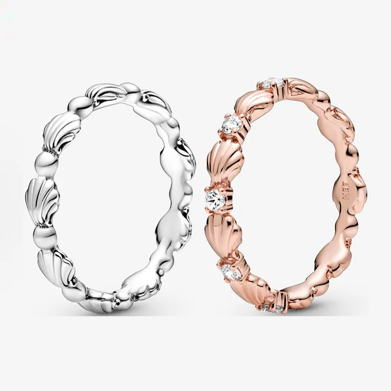 2021 Autumn 925 Sterling Silver Rose Gold Glittering Shell Pan Ring Suitable For Women's Gifts Wedding Diy Jewelry
2021 Autumn 925 Sterling Silver Rose Gold Glittering Shell Pan Ring Suitable For Women's Gifts Wedding Diy Jewelry
