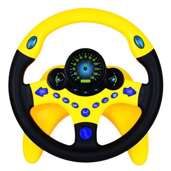 Children Simulated Driving Steering Wheel Pretend Play Educational Toy with Sound For Over 3 Age- Yellow (With Base)
Children Simulated Driving Steering Wheel Pretend Play Educational Toy with Sound For Over 3 Age- Yellow (With Base)