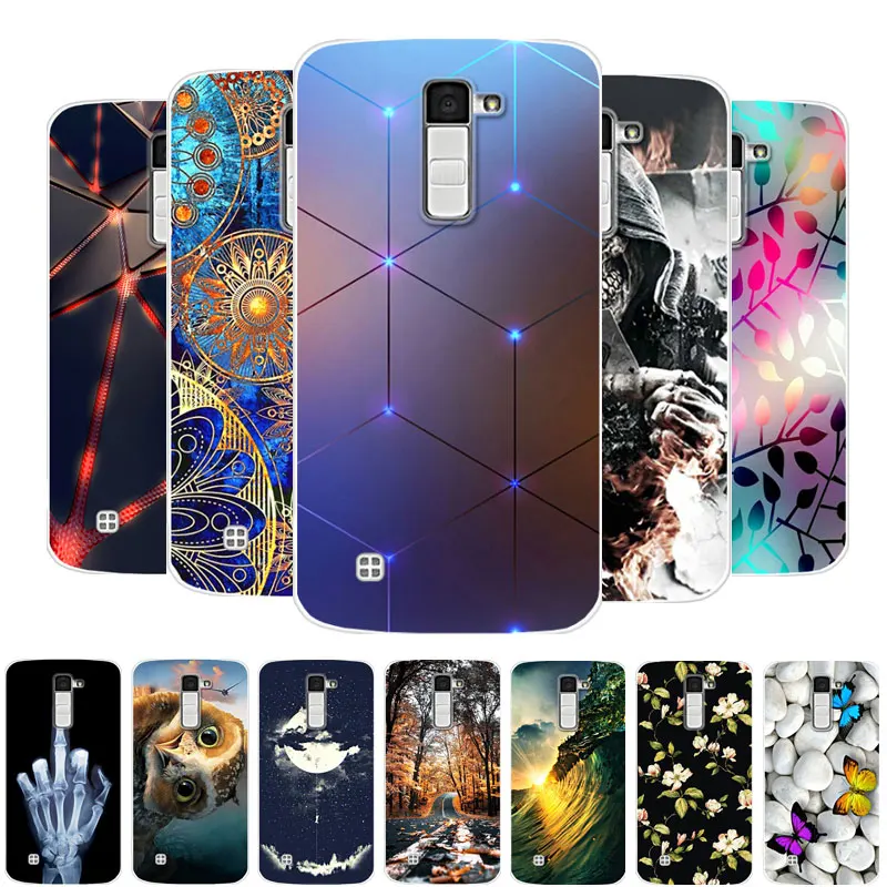 Для LG K10 2016 силиконовый чехол ТПУ Мягкая задняя крышка для телефона Lte K430DS K420N K 10