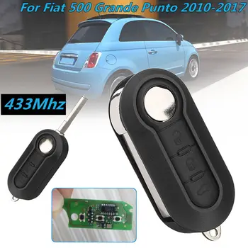 Remote Control Key 433mhz ID46 PCF7946/PCF7946AT Chip 3 Button Flip Folding For Fiat 500 Grande Punto 2010 2011 2012 2013-2017
Remote Control Key 433mhz ID46 PCF7946/PCF7946AT Chip 3 Button Flip Folding For Fiat 500 Grande Punto 2010 2011 2012 2013-2017