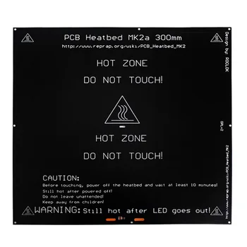 Mk2A 300X300X3.0Mm Reprap Ramps 1.4 Pcb Aluminum Heatbed Hot Plate for Mendel for 3D Printer Mk2B 328X328X3.0Mm
Mk2A 300X300X3.0Mm Reprap Ramps 1.4 Pcb Aluminum Heatbed Hot Plate for Mendel for 3D Printer Mk2B 328X328X3.0Mm