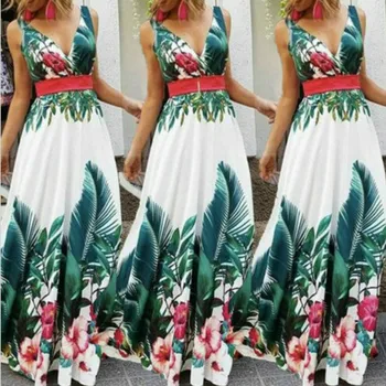 Lady Spring Summer Holiday Floral Beach Boho Maxi V-Neck Print Dress Evening Party Sexy Sundress Lady V-Neck Empire Beach
Lady Spring Summer Holiday Floral Beach Boho Maxi V-Neck Print Dress Evening Party Sexy Sundress Lady V-Neck Empire Beach