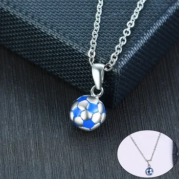 Vnox Casual Football Necklaces for Men Stainless Steel Soccer Pendant colar masculino Free O Chain 24"
Vnox Casual Football Necklaces for Men Stainless Steel Soccer Pendant colar masculino Free O Chain 24"