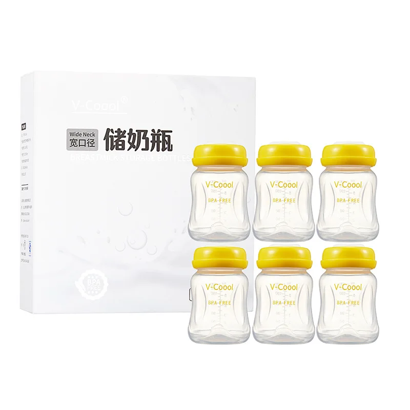V-Coool Safe Sealed BABY'S Feeding Bottle Environmentally Friendly Pp Wide Aperture Breast Milk Breastmilk Bottle 3/6 Pack
V-Coool Safe Sealed BABY'S Feeding Bottle Environmentally Friendly Pp Wide Aperture Breast Milk Breastmilk Bottle 3/6 Pack