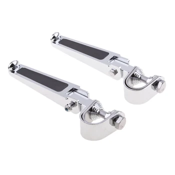 Universal Chrome Motorcycle Anti-Vibrate Engine Guard Foot Pegs w/ Clamp Footpegs Footrest
Universal Chrome Motorcycle Anti-Vibrate Engine Guard Foot Pegs w/ Clamp Footpegs Footrest