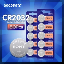 50pcs/lot sony CR2032 3V Lithium Battery For Watch Remote Control Calculator CR2032 2032 button cell coin batteries
50pcs/lot sony CR2032 3V Lithium Battery For Watch Remote Control Calculator CR2032 2032 button cell coin batteries
