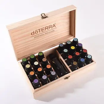 25 Grids Wooden Storage Box Organizer For Essential Oil Carrying Case Aromatherapy Container Treasure Jewelry Storage Box
25 Grids Wooden Storage Box Organizer For Essential Oil Carrying Case Aromatherapy Container Treasure Jewelry Storage Box