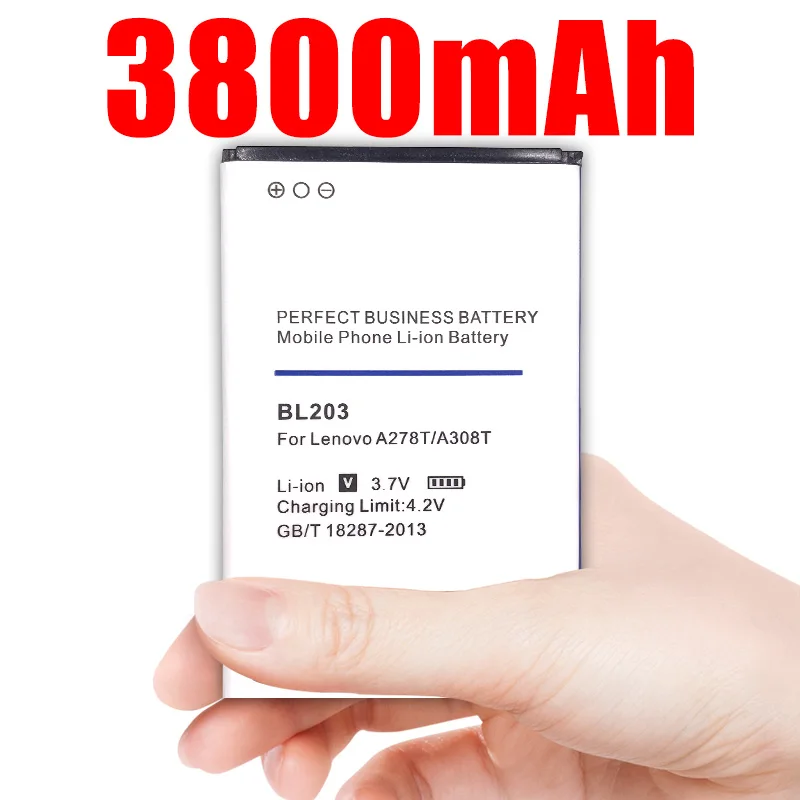 

3800mah Bl203 Bl214 Bl236 Battery for Lenovo A278t A365e A308t A369 A66 A318t A385e A300t A208t A218t A269 A305e A269i A316