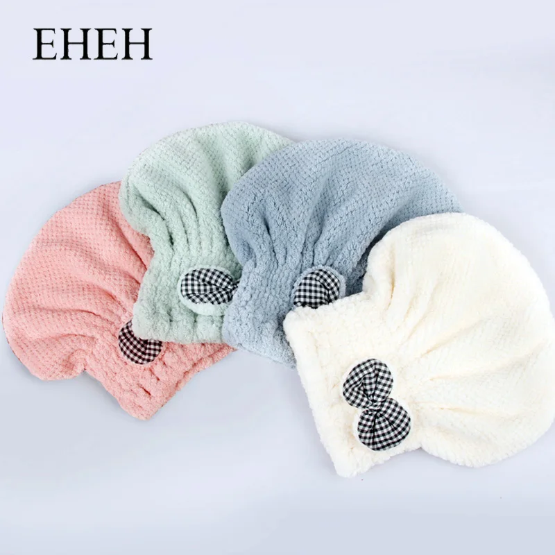 EHEH Lady Hair Drying Cap bownot soft fabric Super Water Absorbent elastic Wrap Turban Quick Drying Bath Towel Bathroom elegant
EHEH Lady Hair Drying Cap bownot soft fabric Super Water Absorbent elastic Wrap Turban Quick Drying Bath Towel Bathroom elegant