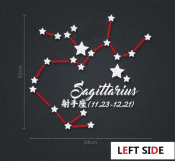 LEFT SIDE Car Stickers Reflective Car Personality 12 Twelve Constellation White Sheep Cancer Gemini Skylight Body Sticker
LEFT SIDE Car Stickers Reflective Car Personality 12 Twelve Constellation White Sheep Cancer Gemini Skylight Body Sticker