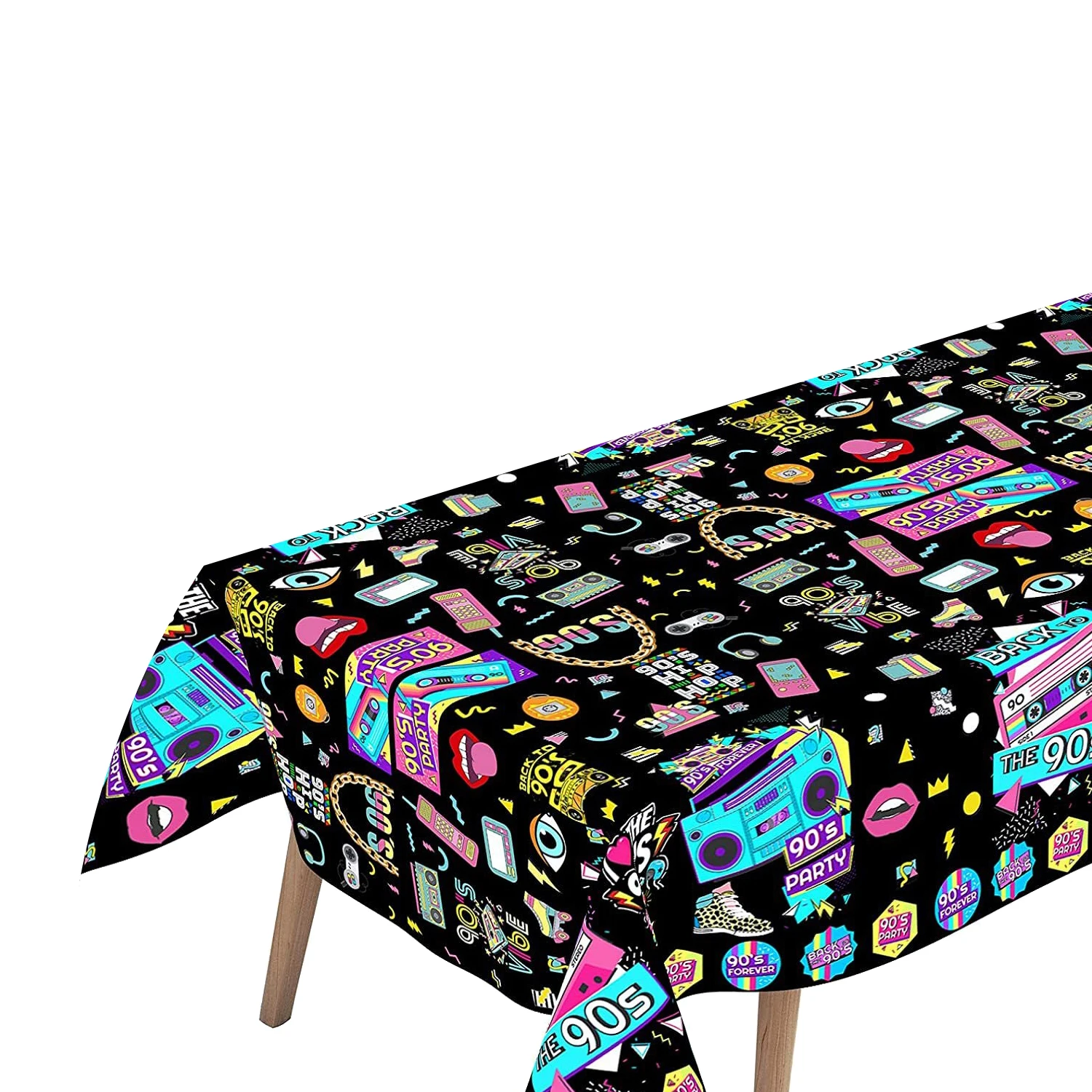 Back to 90’s Hip Hop Party Tablecovers 90s Party Throwback Birthday Table Cover for 1990s Theme Party Decorations Supplies
Back to 90’s Hip Hop Party Tablecovers 90s Party Throwback Birthday Table Cover for 1990s Theme Party Decorations Supplies