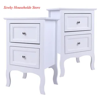 2pcs Country Style Two-Tier Night Tables Large Size Bedside Table for Bedroom Furniture Black/White Color
2pcs Country Style Two-Tier Night Tables Large Size Bedside Table for Bedroom Furniture Black/White Color