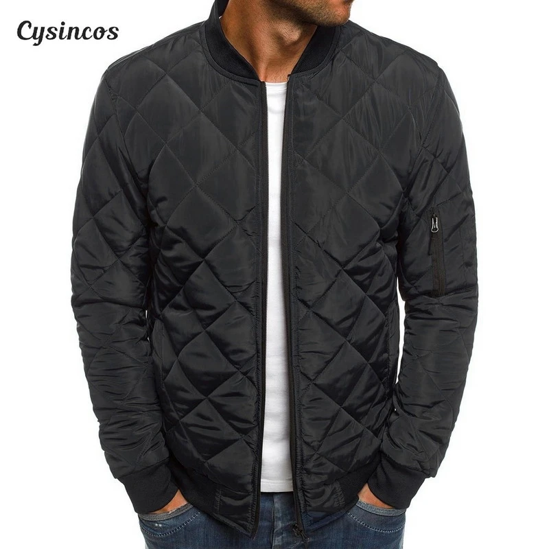 CYSINCOS Mens Slim Fit Warm Coats Autumn Winter Men 2019 Lightweight Windproof Packable Jacket Solid Color Jackests Streetwear
CYSINCOS Mens Slim Fit Warm Coats Autumn Winter Men 2019 Lightweight Windproof Packable Jacket Solid Color Jackests Streetwear