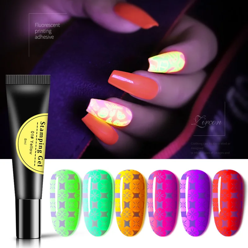 Nail Polishing Fluorescent Gel Glow In The Dark Light Gel Luminous Color Change In Night Gel
Nail Polishing Fluorescent Gel Glow In The Dark Light Gel Luminous Color Change In Night Gel