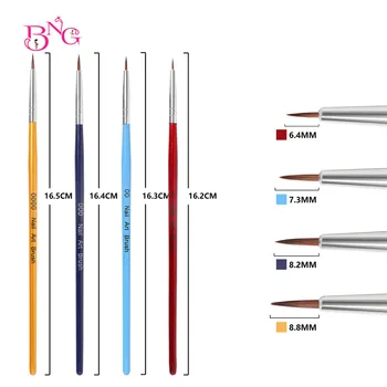 4pcs/kit Mixed Size Spider Nail UV Gel Liner Brush Drawing Painting Flower Pen Plastic Handle Painting DIY Nail Art Brushes Kit
4pcs/kit Mixed Size Spider Nail UV Gel Liner Brush Drawing Painting Flower Pen Plastic Handle Painting DIY Nail Art Brushes Kit