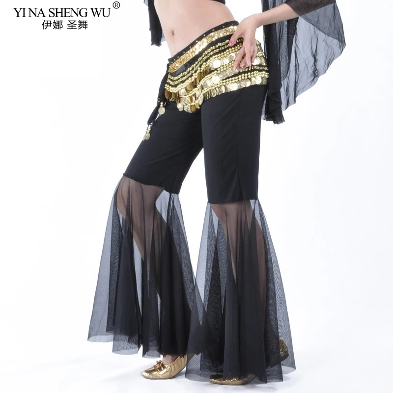 Belly Dance Costumes Tousers Women Crystal Cotton Mesh Flares Tribal Belly Dance Performance Stage Dancer's Clothing Long Pants
Belly Dance Costumes Tousers Women Crystal Cotton Mesh Flares Tribal Belly Dance Performance Stage Dancer's Clothing Long Pants