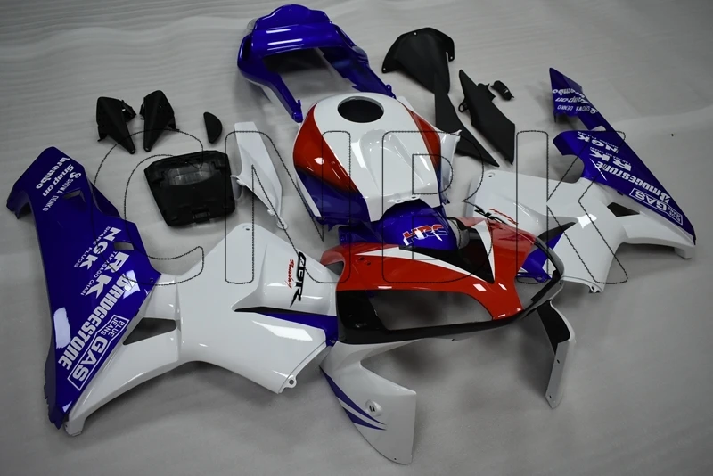 Обтекатель из АБС пластика CBR600 RR 03 обтекатель CBR 600 2004 синий белый красный 600RR 2003