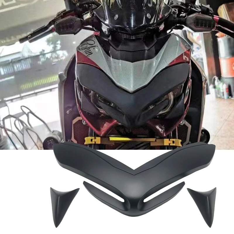 Motorcycle Carbon Front Winglet For kawasaki z900 Z900 2017-2020 Headlight Windscreen Center Cowl Panel Fairing Accessories
Motorcycle Carbon Front Winglet For kawasaki z900 Z900 2017-2020 Headlight Windscreen Center Cowl Panel Fairing Accessories