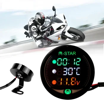 LED 3-in-1 Night Vision Motorcycle Meter General Purpose Time Temperature Voltage Display Table For XMAX250 300 NMAX CB500X
LED 3-in-1 Night Vision Motorcycle Meter General Purpose Time Temperature Voltage Display Table For XMAX250 300 NMAX CB500X
