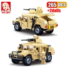 Sluban 265Pcs Military Armoured H1 Assault Vehicle Tank Building Blocks Army Weapons Soldier Figures Assembly Model Bricks Toys
Sluban 265Pcs Military Armoured H1 Assault Vehicle Tank Building Blocks Army Weapons Soldier Figures Assembly Model Bricks Toys