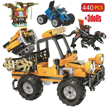 440pcs City Technic Jeep Car Truck Building Blocks Jurassic World Dinosaur DIY Figures Bricks Toys for Children Gifts
440pcs City Technic Jeep Car Truck Building Blocks Jurassic World Dinosaur DIY Figures Bricks Toys for Children Gifts