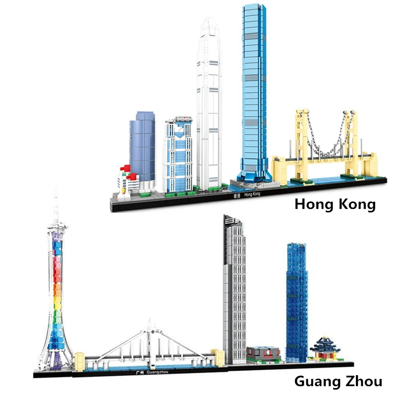 2020 New City Architecture Skyline Collection Guangzhou Hong Kong Building Blocks sets Bricks Classic Model kit Kids Toys gifts
2020 New City Architecture Skyline Collection Guangzhou Hong Kong Building Blocks sets Bricks Classic Model kit Kids Toys gifts
