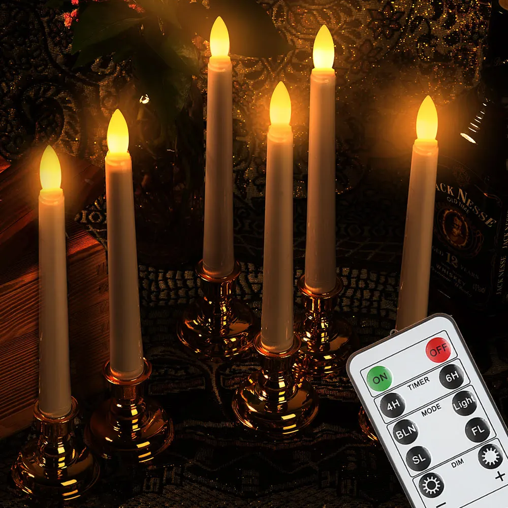 6 LED battery candles without flame warm light for parties, weddings, birthdays, festivals, romantic dinners decorated candles
6 LED battery candles without flame warm light for parties, weddings, birthdays, festivals, romantic dinners decorated candles