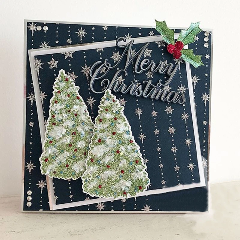 Merry Christmas Tree Die Clear Stamp and Dies Sets for Scrapbooking DIY Card Making Metal Cutting Dies and Stamps Set
Merry Christmas Tree Die Clear Stamp and Dies Sets for Scrapbooking DIY Card Making Metal Cutting Dies and Stamps Set