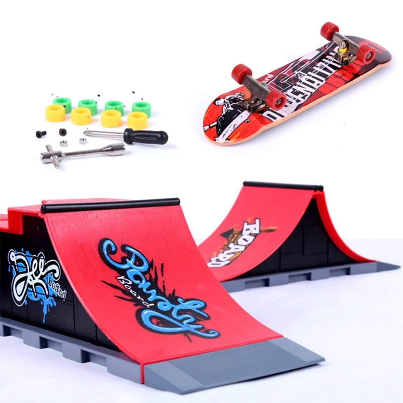 Kids Simulation Mini Finger Skateboard Venue Combination Set Sports Athletic Games Desktop Skateboard Children's Alloy Toys
Kids Simulation Mini Finger Skateboard Venue Combination Set Sports Athletic Games Desktop Skateboard Children's Alloy Toys