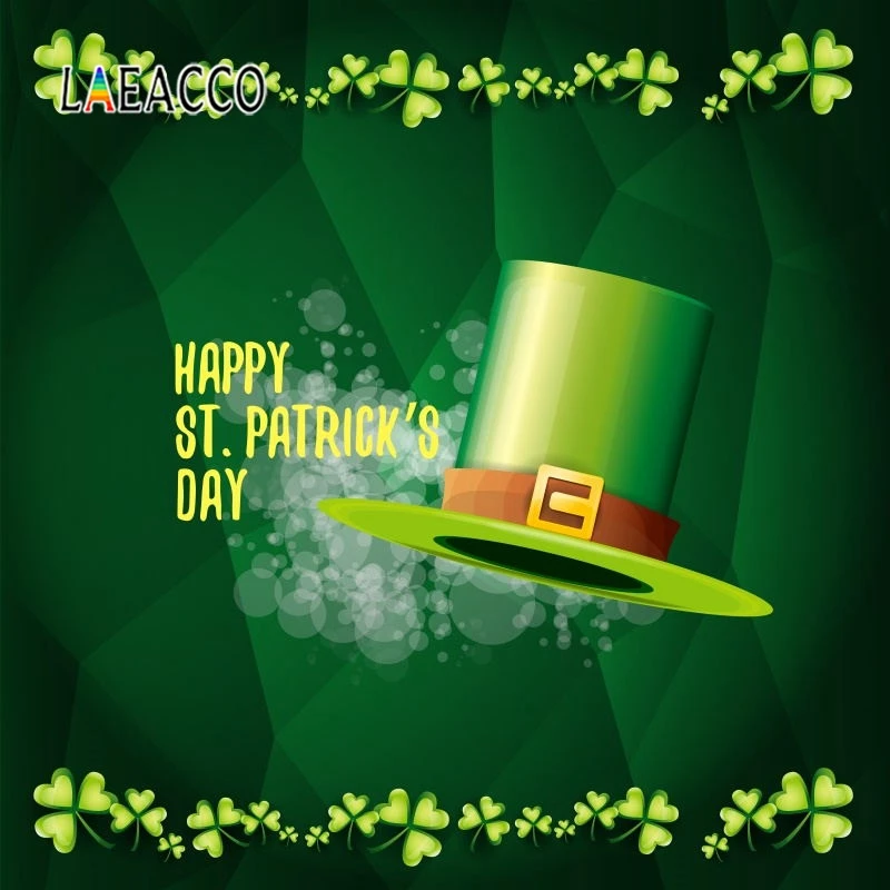 Laeacco Photography Backdrops St. Patrick's Day Carnival Party Shamrocks Hat Personalized Photographic Backgrounds For Photocall
Laeacco Photography Backdrops St. Patrick's Day Carnival Party Shamrocks Hat Personalized Photographic Backgrounds For Photocall