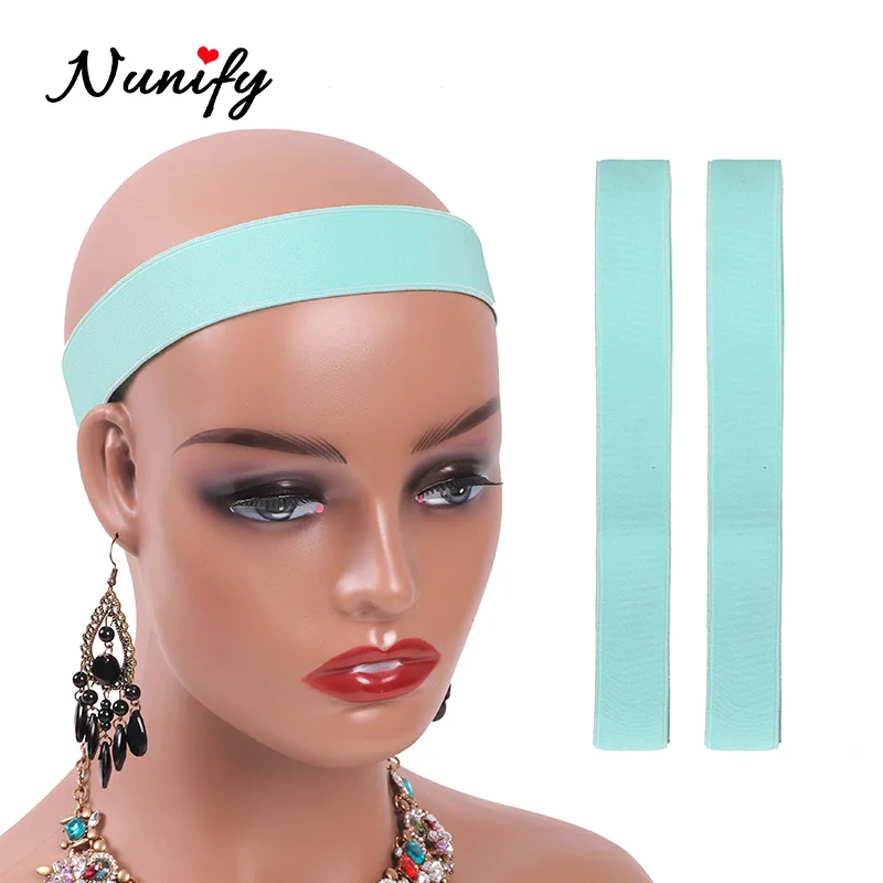 

Nunify Pink Black Edges Scarf To Lay Edges 3Cm Edge Slayer Elastic Band 60Cm Wig Grip Headband For Lace Frontal Wigs Edge Wrap