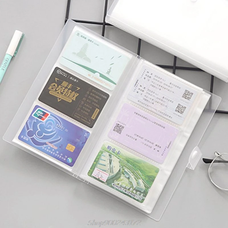240 Slots Transparent PP Cover Business Card Book Large Capacity ID Holders Ticket Collection Clip Jy27 20 Dropship
240 Slots Transparent PP Cover Business Card Book Large Capacity ID Holders Ticket Collection Clip Jy27 20 Dropship