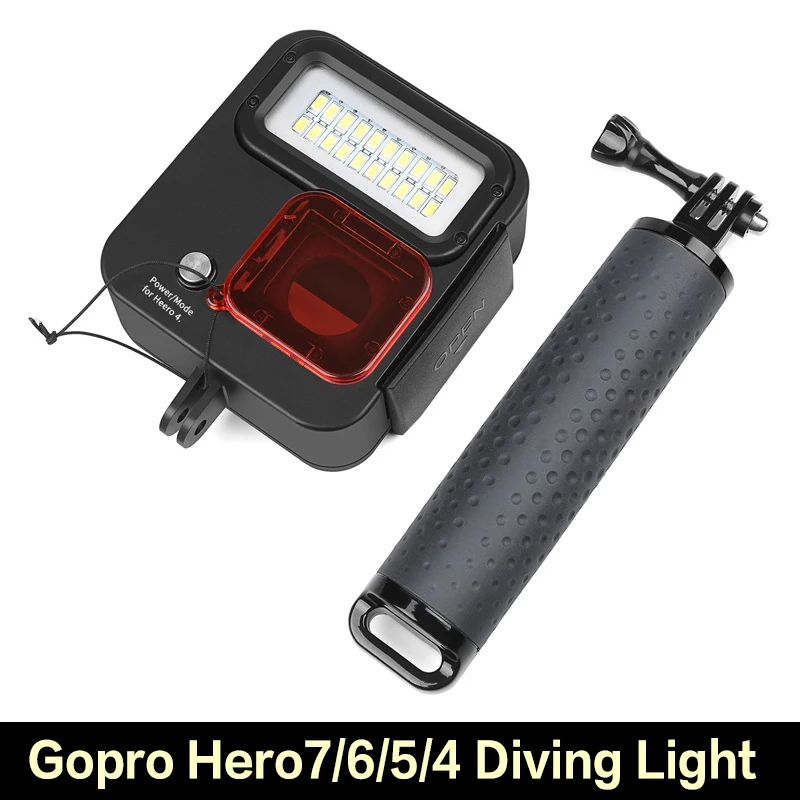 Gopro Diving Light Hero7/6/5/4 Diving fill Light Waterproof Shell Lighting Led Diving Light
Gopro Diving Light Hero7/6/5/4 Diving fill Light Waterproof Shell Lighting Led Diving Light