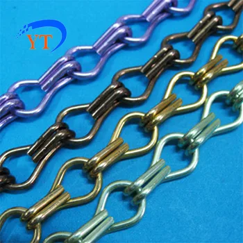 Anodized aluminum chain link door curtain
Anodized aluminum chain link door curtain