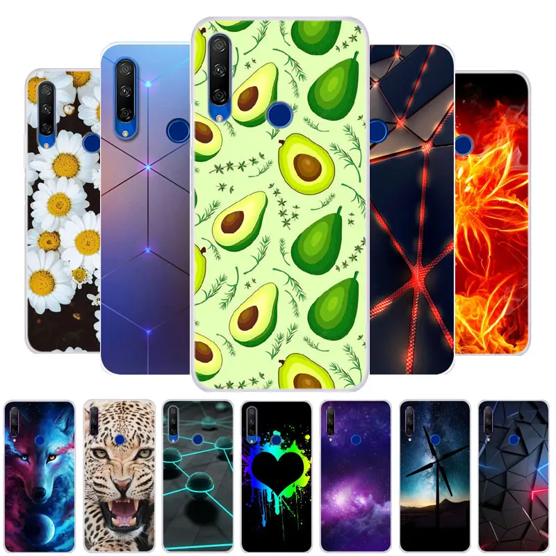 Для Honor 9S 9A 9C чехол 9X Premium Силиконовый ТПУ Мягкая задняя крышка для телефона Huawei STK