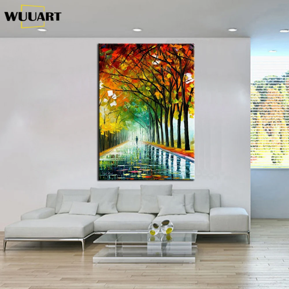 Hand Painted Palette Knife Tree Picture Modern Art Abstract Landscape Oil Painting On Canvas For Living Room Home Decor
Hand Painted Palette Knife Tree Picture Modern Art Abstract Landscape Oil Painting On Canvas For Living Room Home Decor