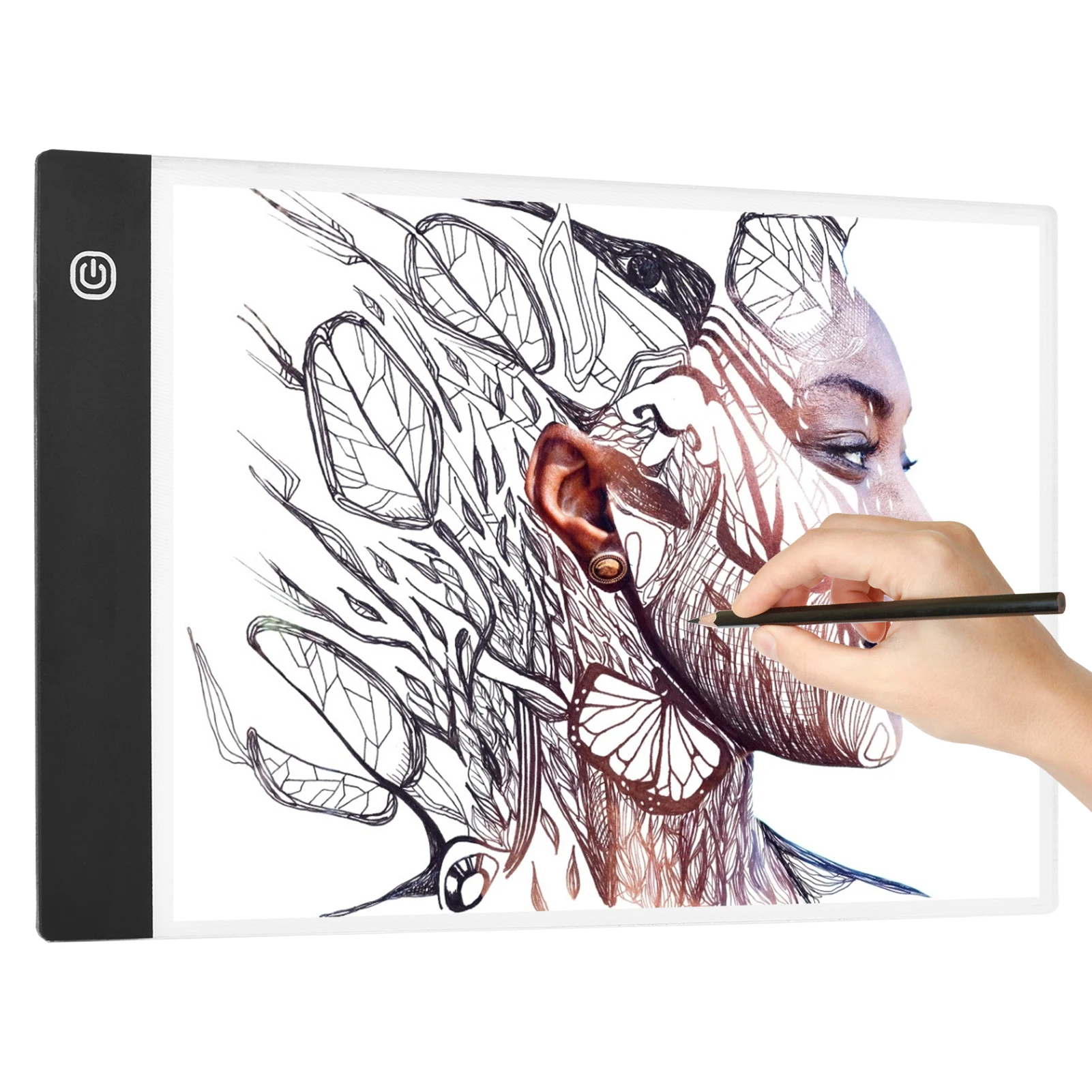 Generic A4 Copyboard Ul thin LED Light Pad Adjustable 3 Levels