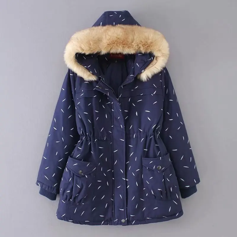 2018 Western Style Autumn And Winter WOMEN'S Dress New Style Mid-length Hooded down Feather Cotton-padded Clothes Cotton Coat
2018 Western Style Autumn And Winter WOMEN'S Dress New Style Mid-length Hooded down Feather Cotton-padded Clothes Cotton Coat