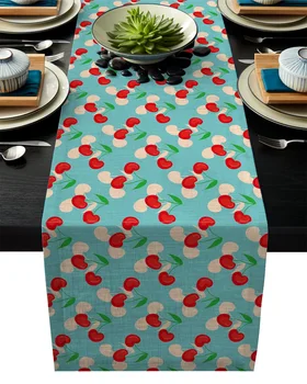 Red Cherry Fruit Modern Table Runners Cloth Holidays Party Wedding Decoration Table Runner Dining Table Cover
Red Cherry Fruit Modern Table Runners Cloth Holidays Party Wedding Decoration Table Runner Dining Table Cover