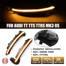 For Audi TT TTS TTRS MK3 8S 2015-2020 A3 8V S3 RS3 R8 4S LED Dynamic Turn Signal Light Sequential Side Wing Mirror Indicator
For Audi TT TTS TTRS MK3 8S 2015-2020 A3 8V S3 RS3 R8 4S LED Dynamic Turn Signal Light Sequential Side Wing Mirror Indicator