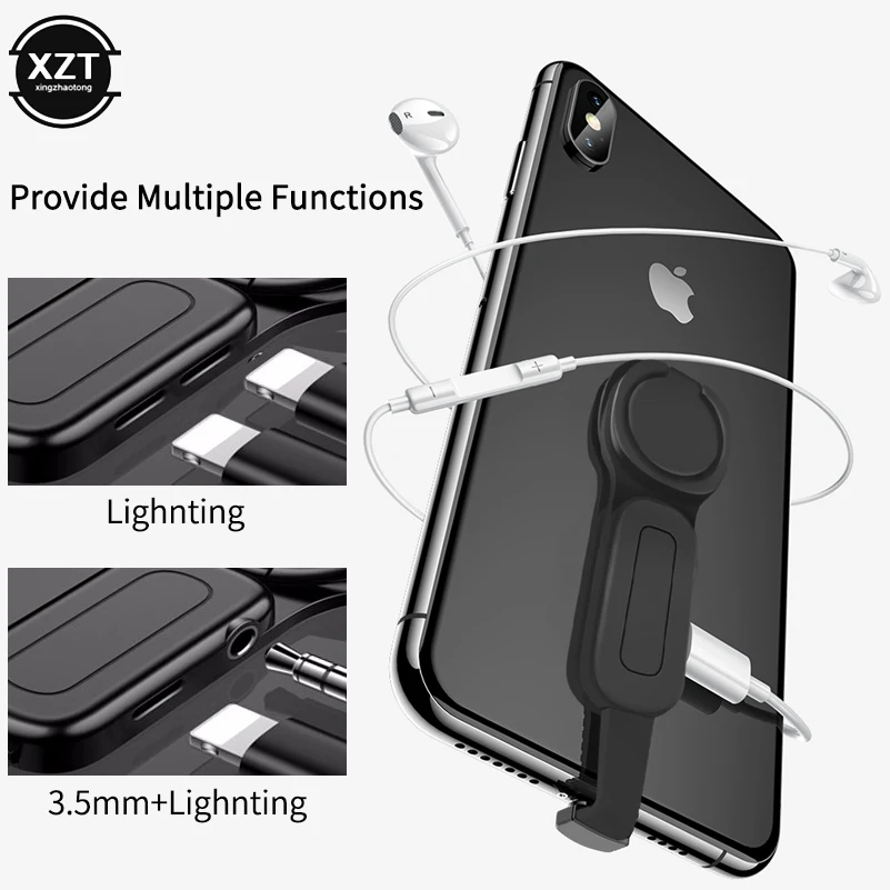 For Lighting To 3.5mm Audio Fast Charging Dual USB Adjust Ring Phone Holder For IPhone iOS XS X 8 7 Plus
For Lighting To 3.5mm Audio Fast Charging Dual USB Adjust Ring Phone Holder For IPhone iOS XS X 8 7 Plus