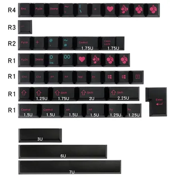 Mechanical Keyboard Key Caps PBT Keycap Set Wired Mechanical Gaming Keyboard 153 Keycaps